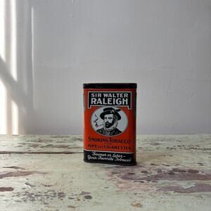 Vintage Sir Walter Raleigh Tobacco Tin